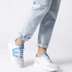 A2476 Shoe - White Blue