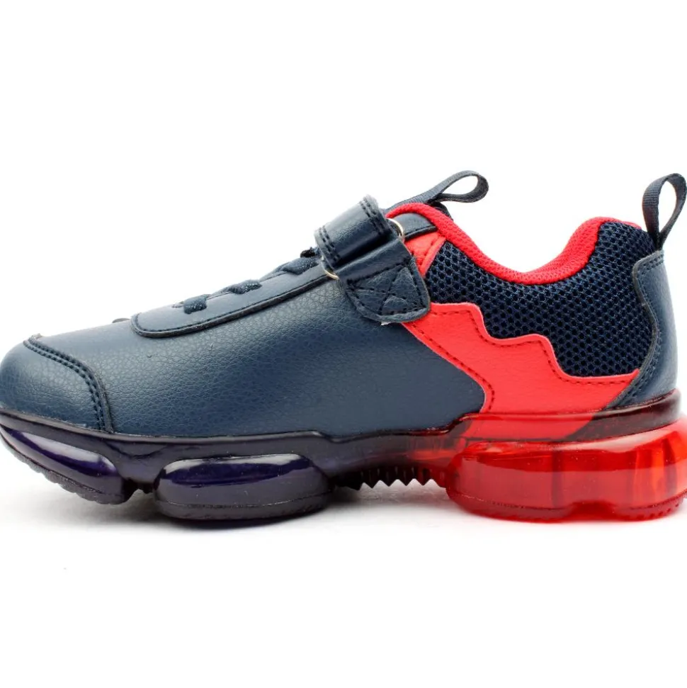 Al2208 Dinosaur Velcro Trainer - Blue Multi