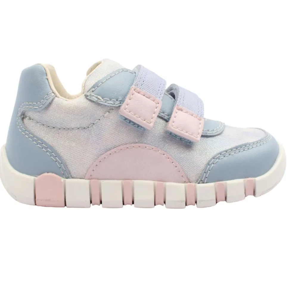 B3558a Velcro Shoe - Blue Multi