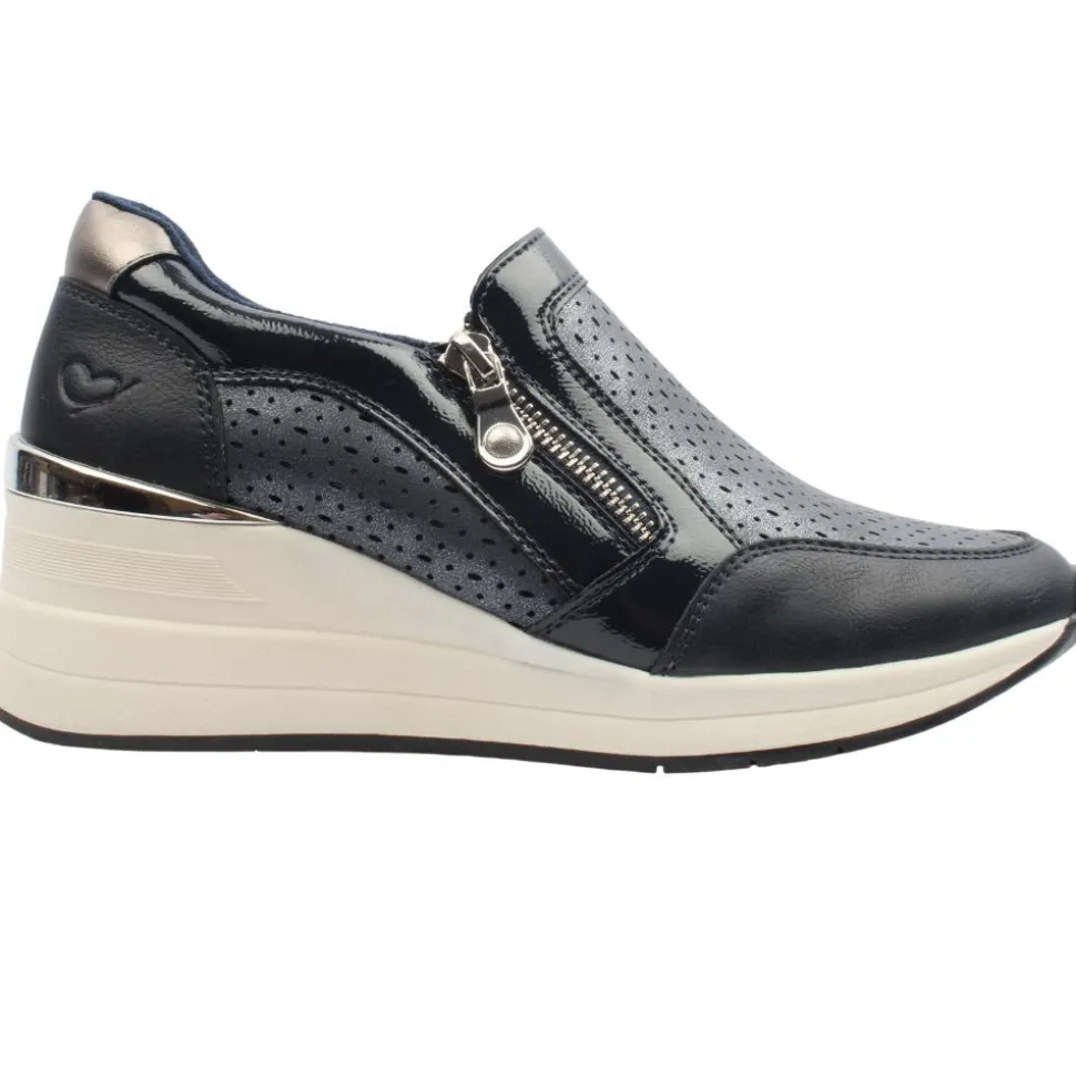 Bianca25 Wedge Shoe - Navy