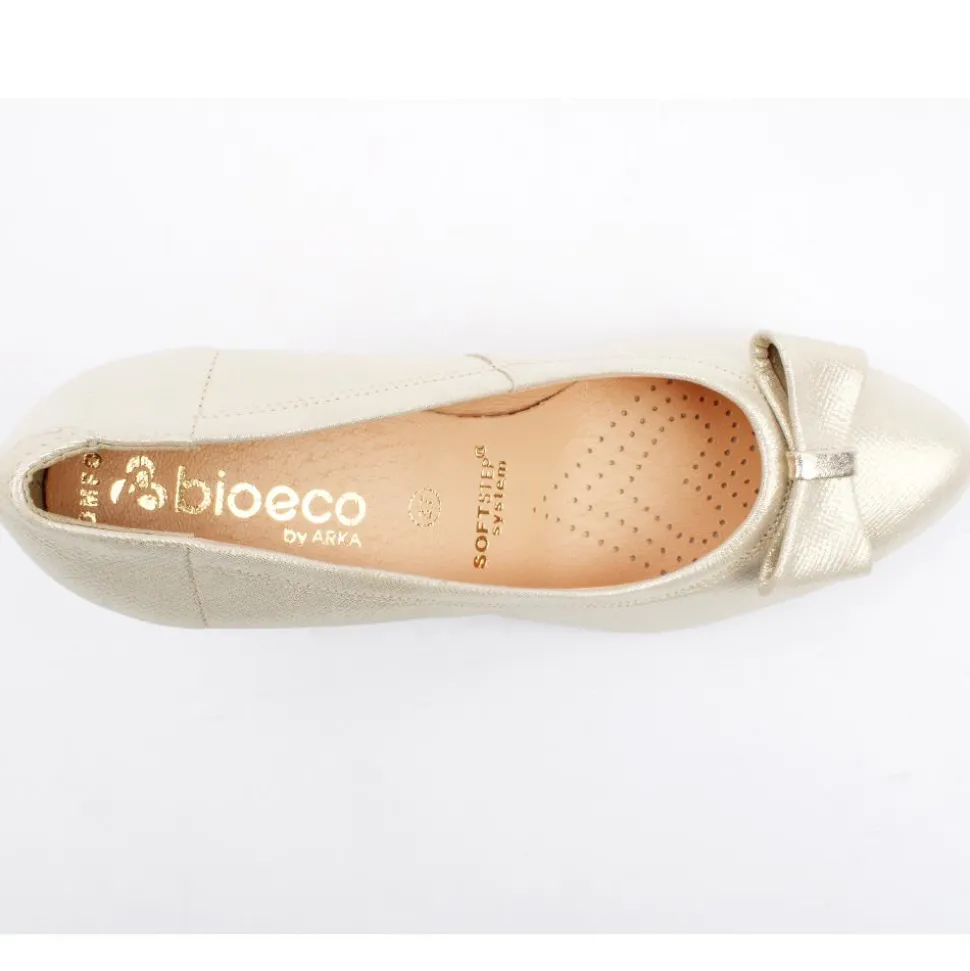 Bioeco 5897 1097 Heeled Shoe - Ltgold