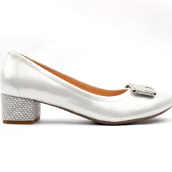 Bioeco 5632 2103 Heeled Shoe - Silver