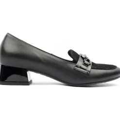 Bioeco 6087 308 Slip On Shoe - Black Leather