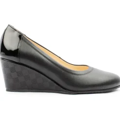 Bioeco 5899 1554 Wedge Shoe - Black Patent