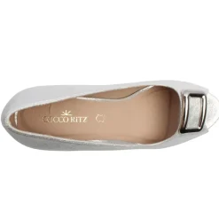 Coco 1022 Peep Toe Shoe - Silver