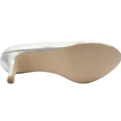 Coco 1022 Peep Toe Shoe - Silver