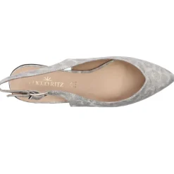 Coco 1025 Sling Back Shoe - Silver