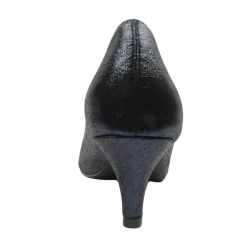 Coco1021 Peep Toe Shoe - Navy Metallic