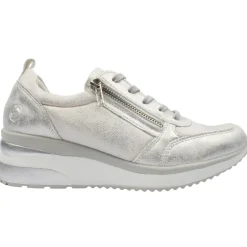 D2401 Laced Wedge Shoe - Silver Multi