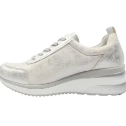 D2401 Laced Wedge Shoe - Silver Multi