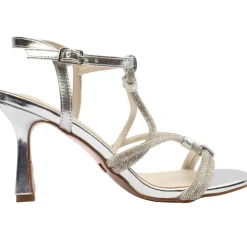 Dancin Dark Sandal - Chrome