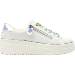 D1c06 Shoe - White Silver