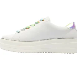 D1c06 Shoe - White Silver
