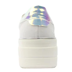 D1c06 Shoe - White Silver