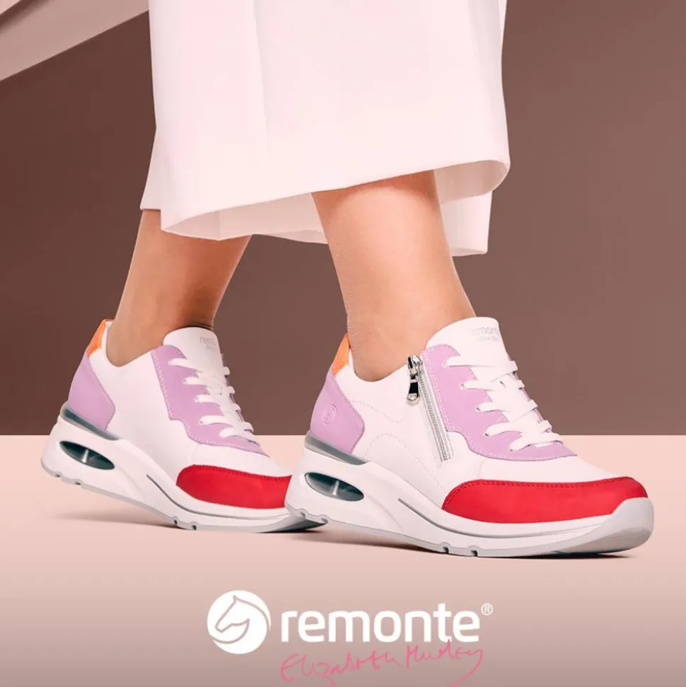 D2h00 Shoe - White Red