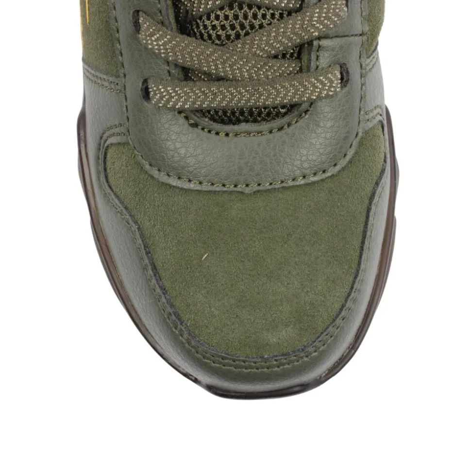 Dnal3395 Trainer Boot - Green Combi