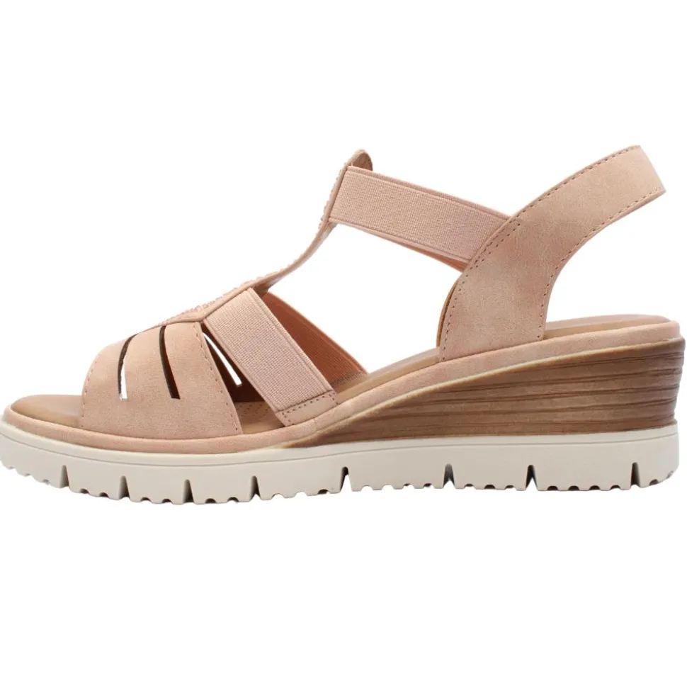 Dolly25 Wedge Sandal - Pink