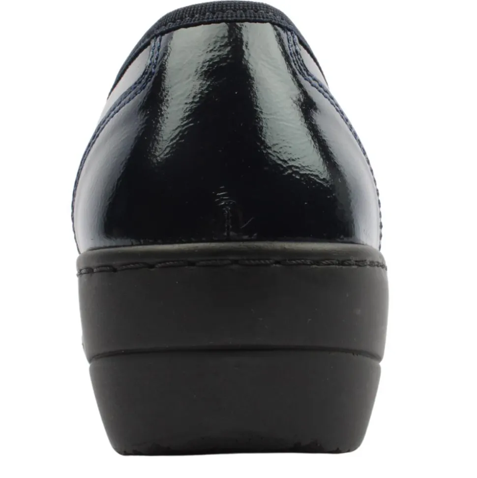 Elsie Slip On Shoe - Navy Patent