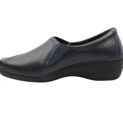 Emily Slip On Shoe - Navy Croc