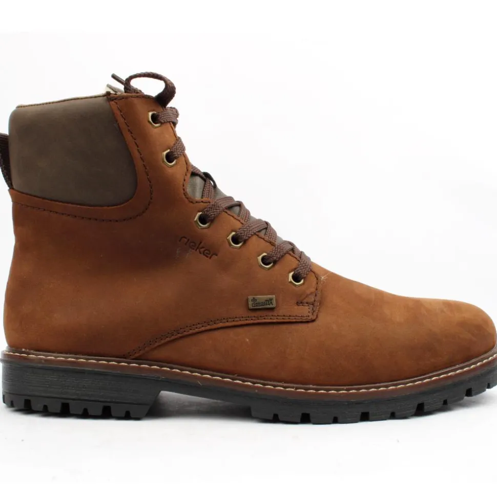 F3606 Laced Tex Boot - Brown
