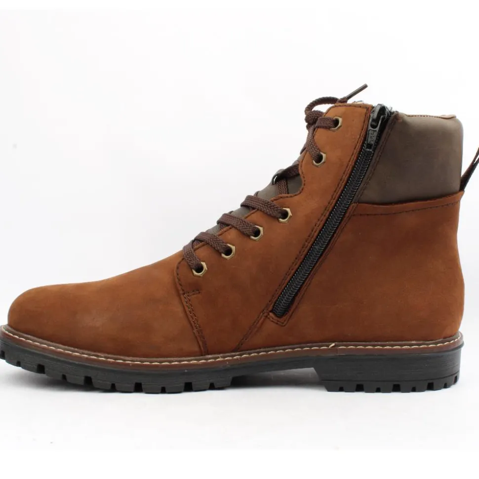 F3606 Laced Tex Boot - Brown