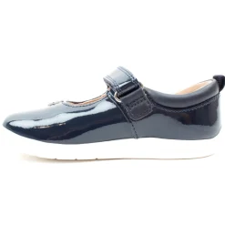 Fairytale Strap Shoe - Navy Patent F