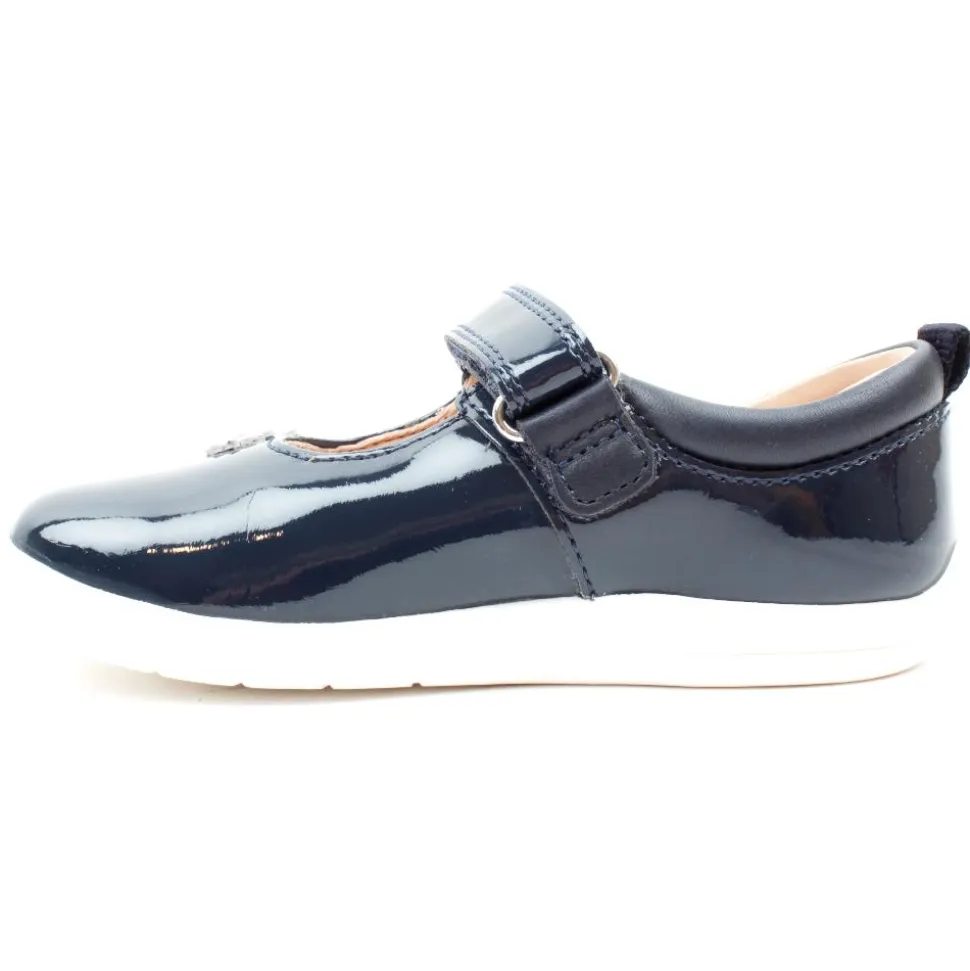 Fairytale Strap Shoe - Navy Patent E