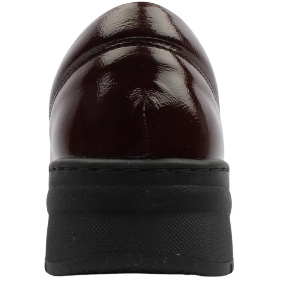 Fay Slip On Shoe - Burgundy Patent