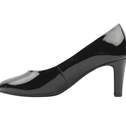Gab410 Court Shoe - Black Patent