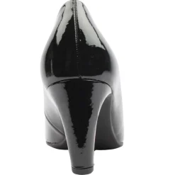 Gab410 Court Shoe - Black Patent