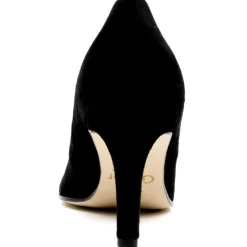Gab380 Court Shoe - Black Suede