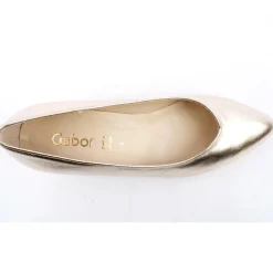 Gab443 Court Shoe - Gold