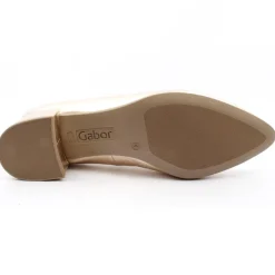 Gab443 Court Shoe - Gold