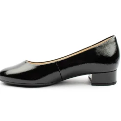Gab320 Low Heel Court - Black Patent
