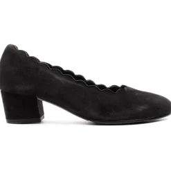 Gab221 Shoe - Black Suede
