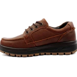 Gcomfort A912 Laced Shoe - Brown Leather