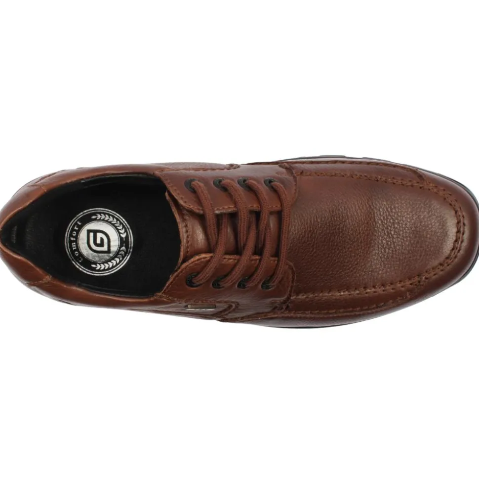 Gcomfort A7825 Laced Shoe - Tan