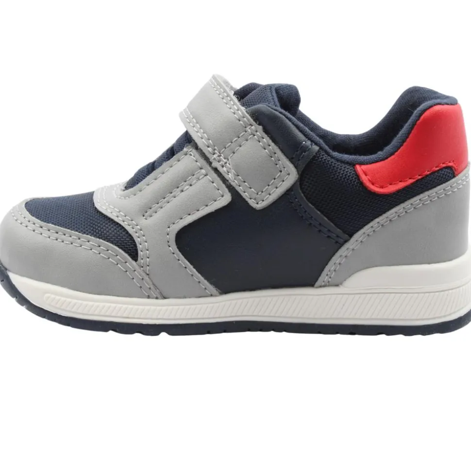 Geox B450ra Junior Trainer - Grey/Navy