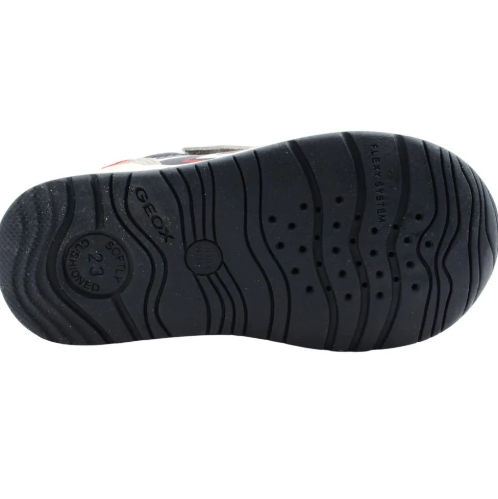 Geox B450ra Junior Trainer - Grey/Navy