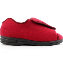 Granit Unisex Wide Fit Slipper - Burgundy