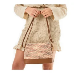 H1510 Handbag - Tanmulti