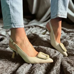 Hv253910 Sling Back - Beige