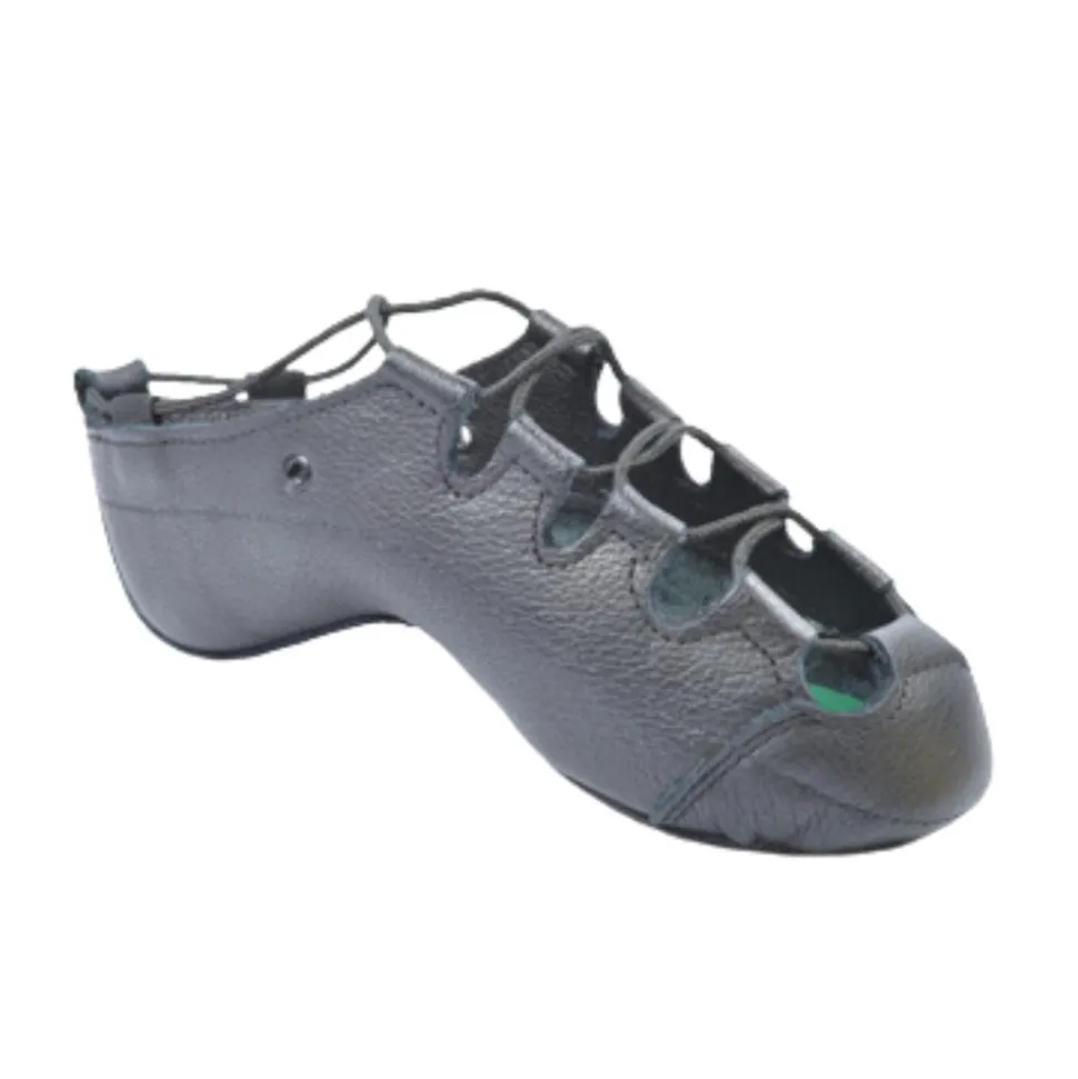 Innisfree Aoife Leather Dancing Pomp - Black