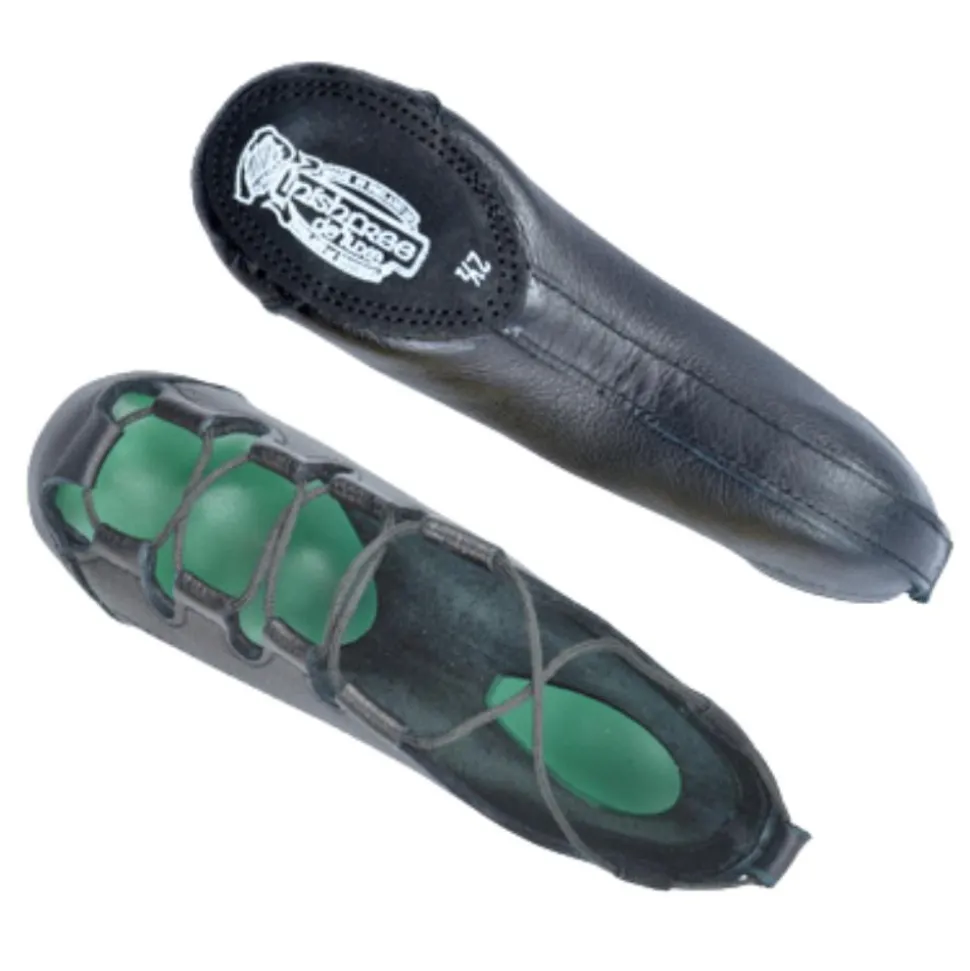 Innisfree Aoife Leather Dancing Pomp - Black