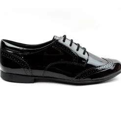 J0455b Junior Shoe Plie - Black Patent