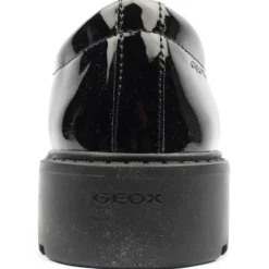 J0420c Laced Junior Shoe - Black Patent