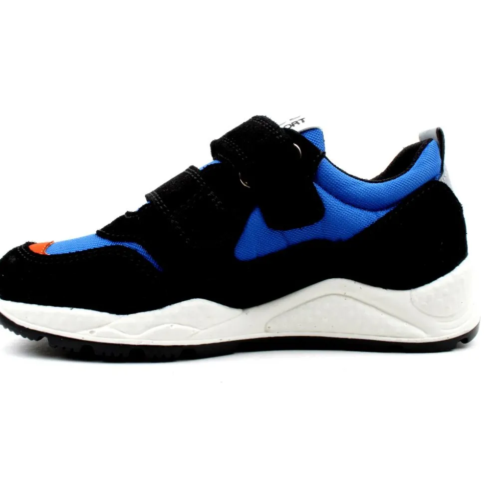 Kian Velcro Shoe - Blue Black