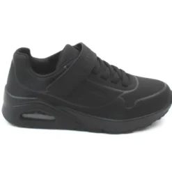 403673L Uno Velcro Runner - Black Black