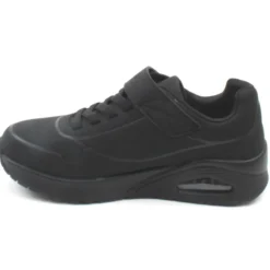 403673L Uno Velcro Runner - Black Black