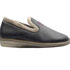 305Leather Slipper - Purple/Grey